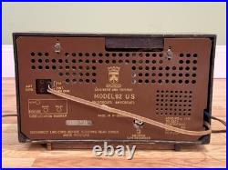 Vintage Grundig Majestic Model 92 US Tabletop Tube Radio Germany c. 1961 (VIDEO)