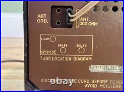 Vintage Grundig Majestic Model 92 US Tabletop Tube Radio Germany c. 1961 (VIDEO)