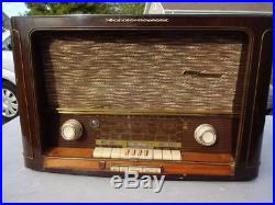 Vintage Grundig Majestic Sw Tube Radio 3035. Free Shipping