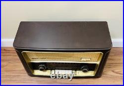Vintage Grundig Majestic Tube Radio Model 1070 USA AM FM SW Untested Sold As-Is