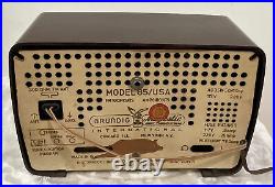 Vintage Grundig Majestic Tube Radio Model 85