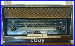 Vintage Grundig Model 3090/56 Ferndirigent Tabletop Working AM/FM/SW Tube Radio