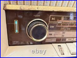 Vintage Grundig Tube Radio FM SW AM Wood Cabinet Mid Centur