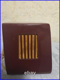 Vintage Grundig Tube Radio Type 97a In Working Condition 1950s German Model