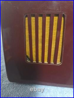 Vintage Grundig Tube Radio Type 97a In Working Condition 1950s German Model