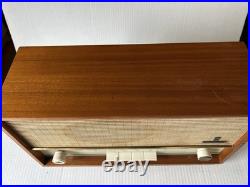 Vintage Grundig Wood Tube Radio model 101-U AM/FM WORKING. TESTED