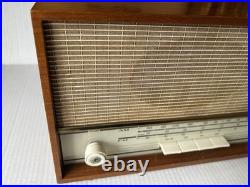 Vintage Grundig Wood Tube Radio model 101-U AM/FM WORKING. TESTED