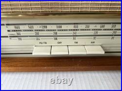 Vintage Grundig Wood Tube Radio model 101-U AM/FM WORKING. TESTED