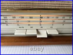 Vintage Grundig Wood Tube Radio model 101-U AM/FM WORKING. TESTED