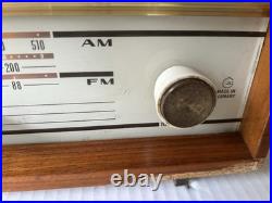 Vintage Grundig Wood Tube Radio model 101-U AM/FM WORKING. TESTED