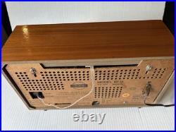 Vintage Grundig Wood Tube Radio model 101-U AM/FM WORKING. TESTED
