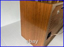 Vintage Grundig Wood Tube Radio model 101-U AM/FM WORKING. TESTED