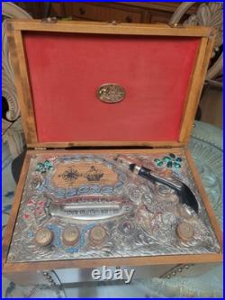 Vintage Guild Tube Radio Buccaneer Pirate Treasure Chest Tube Radio 1965, Works