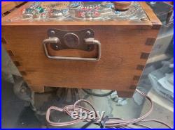 Vintage Guild Tube Radio Buccaneer Pirate Treasure Chest Tube Radio 1965, Works