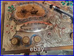 Vintage Guild Tube Radio Buccaneer Pirate Treasure Chest Tube Radio 1965, Works Vintage Guild Tube Radio Buccaneer Pirate Treasure Chest Tube Radio 1965, Works