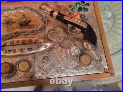 Vintage Guild Tube Radio Buccaneer Pirate Treasure Chest Tube Radio 1965, Works