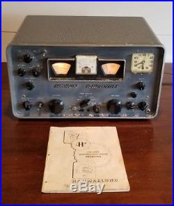 Vintage HAMMARLUND HQ-145x Communications Receiver Tube Ham Radio One Forty Five