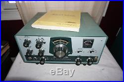 Vintage HEATHKIT SSB HW-100 Transceiver HAM Amateur Radio Tube Type + Manual