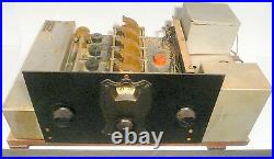 Vintage HOLMES-JORDON MODEL 40 Radio UNTESTED CHASSIS with BRASS FACEPLATE