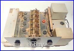 Vintage HOLMES-JORDON MODEL 40 Radio UNTESTED CHASSIS with BRASS FACEPLATE