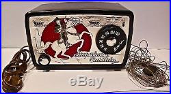 Vintage HOPALONG CASSIDY Radio- NM/M with Original Box, lPaperwork, Cord & Antenna