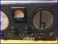 Vintage Hallicrafterrs Sky Buddy Tube Ham Short Wave Radio Receiver Antique