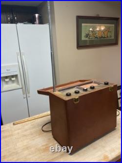 Vintage Hallicrafters S72 Suitcase Shortwave Portable Tube Radio
