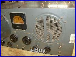 Vintage Hallicrafters S 20 R Sky Champion Short Wave Tube Ham Radio Hums