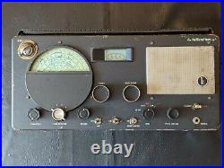 Vintage Hallicrafters S-40a Ham Tube Radio Shortwave Receiver Lights Up