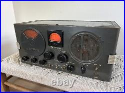 Vintage Hallicrafters Tube Radio Shortwave Receiver S-20R Sky Champion Works