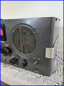Vintage Hallicrafters Tube Radio Shortwave Receiver S-20R Sky Champion Works