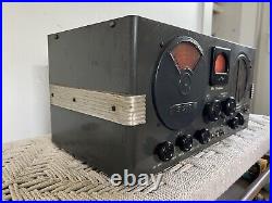 Vintage Hallicrafters Tube Radio Shortwave Receiver S-20R Sky Champion Works