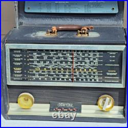 Vintage Hallicrafters World-Wide TW-1000 8-Band Tube Radio Works