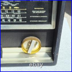 Vintage Hallicrafters World-Wide TW-1000 8-Band Tube Radio Works