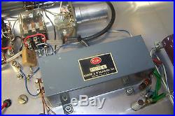 Vintage Ham Radio Linear Amplifier Signal Tuner Box W Penta PL-5D22 Tube