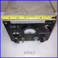 Vintage Ham Radio Unit Tube Transmitter Untested 80 Meter