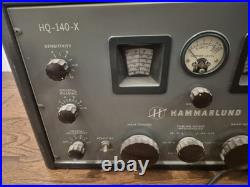 Vintage Hammarlund HQ-140-X Tube Receiver Ham Radio