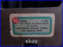 Vintage Hoffman MCM Tube AM Radio