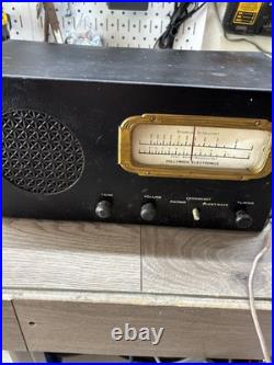 Vintage Hollywood ElectronicShortwave Tube Radio Receiver 1950s Ham Vintage Hollywood ElectronicShortwave Tube Radio Receiver 1950s Ham