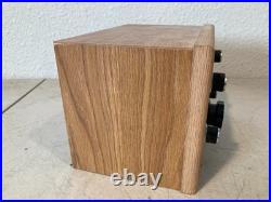 Vintage Homebrew Ham Radio Receiver Tube Shortwave Amateur Radio Wood Cabinet