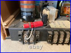 Vintage Homebrew Ham Radio Receiver Tube Shortwave Amateur Radio Wood Cabinet