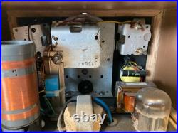 Vintage Homebrew Ham Radio Receiver Tube Shortwave Amateur Radio Wood Cabinet