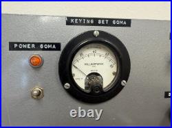 Vintage Homebrew Keying Set 60ma & Biase 30mA Tube Control Ham Radio Equipment Vintage Homebrew Keying Set 60ma & Biase 30mA Tube Control Ham Radio Equipment