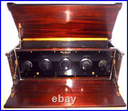 Vintage Huge FREED EISEMANN NR-20 RADIO Untested with 5 GLOBE TUBES & FRONT DOOR