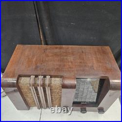 Vintage Imperial Tube Tabletop Radio Shortwave J-49 W Stassfurter Licht