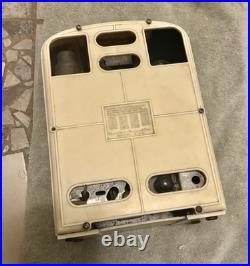 Vintage Ivory Plaskon Emerson Model 108 Miniature Tombstone Radio, Rare