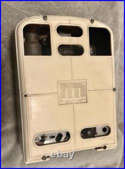 Vintage Ivory Plaskon Emerson Model 108 Miniature Tombstone Radio, Rare