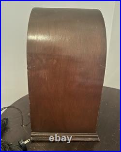 Vintage Jackson Bell Cathedral Swan Tube Radio FOR PARTS and REPAIR