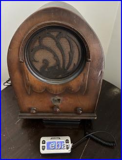 Vintage Jackson Bell Cathedral Swan Tube Radio FOR PARTS and REPAIR Vintage Jackson Bell Cathedral Swan Tube Radio FOR PARTS and REPAIR