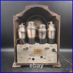 Vintage Jackson Bell Peter Pan Cathedral Tube Radio for Parts or Repair Vintage Jackson Bell Peter Pan Cathedral Tube Radio for Parts or Repair